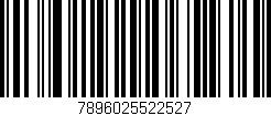 Código de barras (EAN, GTIN, SKU, ISBN): '7896025522527'