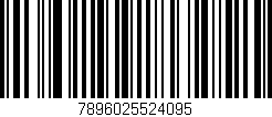 Código de barras (EAN, GTIN, SKU, ISBN): '7896025524095'
