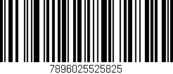 Código de barras (EAN, GTIN, SKU, ISBN): '7896025525825'