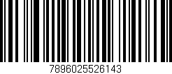 Código de barras (EAN, GTIN, SKU, ISBN): '7896025526143'