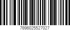Código de barras (EAN, GTIN, SKU, ISBN): '7896025527027'