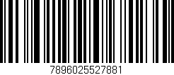 Código de barras (EAN, GTIN, SKU, ISBN): '7896025527881'