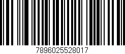 Código de barras (EAN, GTIN, SKU, ISBN): '7896025528017'