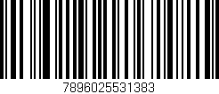 Código de barras (EAN, GTIN, SKU, ISBN): '7896025531383'