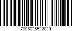 Código de barras (EAN, GTIN, SKU, ISBN): '7896025532038'