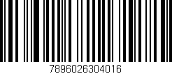 Código de barras (EAN, GTIN, SKU, ISBN): '7896026304016'