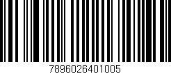 Código de barras (EAN, GTIN, SKU, ISBN): '7896026401005'