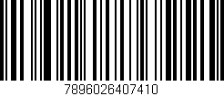 Código de barras (EAN, GTIN, SKU, ISBN): '7896026407410'