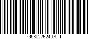 Código de barras (EAN, GTIN, SKU, ISBN): '7896027524079-1'