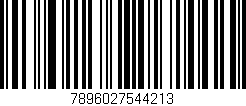Código de barras (EAN, GTIN, SKU, ISBN): '7896027544213'