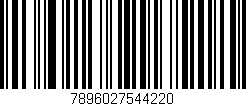 Código de barras (EAN, GTIN, SKU, ISBN): '7896027544220'
