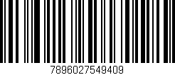 Código de barras (EAN, GTIN, SKU, ISBN): '7896027549409'