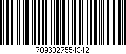Código de barras (EAN, GTIN, SKU, ISBN): '7896027554342'