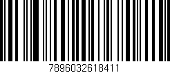 Código de barras (EAN, GTIN, SKU, ISBN): '7896032618411'