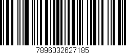 Código de barras (EAN, GTIN, SKU, ISBN): '7896032627185'