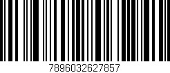 Código de barras (EAN, GTIN, SKU, ISBN): '7896032627857'