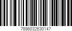 Código de barras (EAN, GTIN, SKU, ISBN): '7896032630147'