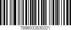 Código de barras (EAN, GTIN, SKU, ISBN): '7896032630321'