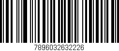 Código de barras (EAN, GTIN, SKU, ISBN): '7896032632226'