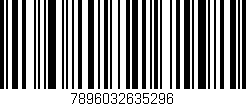 Código de barras (EAN, GTIN, SKU, ISBN): '7896032635296'