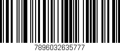 Código de barras (EAN, GTIN, SKU, ISBN): '7896032635777'
