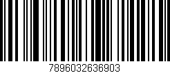 Código de barras (EAN, GTIN, SKU, ISBN): '7896032636903'