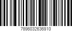 Código de barras (EAN, GTIN, SKU, ISBN): '7896032636910'