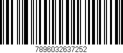 Código de barras (EAN, GTIN, SKU, ISBN): '7896032637252'