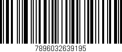 Código de barras (EAN, GTIN, SKU, ISBN): '7896032639195'