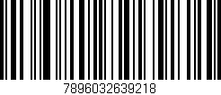 Código de barras (EAN, GTIN, SKU, ISBN): '7896032639218'