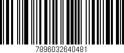 Código de barras (EAN, GTIN, SKU, ISBN): '7896032640481'