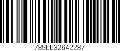 Código de barras (EAN, GTIN, SKU, ISBN): '7896032642287'