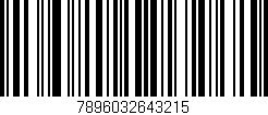 Código de barras (EAN, GTIN, SKU, ISBN): '7896032643215'