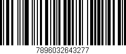 Código de barras (EAN, GTIN, SKU, ISBN): '7896032643277'