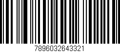 Código de barras (EAN, GTIN, SKU, ISBN): '7896032643321'