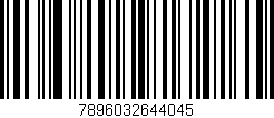 Código de barras (EAN, GTIN, SKU, ISBN): '7896032644045'