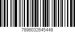 Código de barras (EAN, GTIN, SKU, ISBN): '7896032645448'