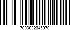 Código de barras (EAN, GTIN, SKU, ISBN): '7896032646070'