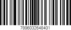 Código de barras (EAN, GTIN, SKU, ISBN): '7896032648401'