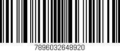 Código de barras (EAN, GTIN, SKU, ISBN): '7896032648920'