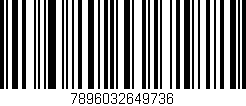 Código de barras (EAN, GTIN, SKU, ISBN): '7896032649736'