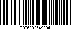 Código de barras (EAN, GTIN, SKU, ISBN): '7896032649934'