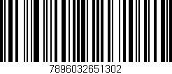 Código de barras (EAN, GTIN, SKU, ISBN): '7896032651302'