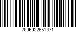 Código de barras (EAN, GTIN, SKU, ISBN): '7896032651371'