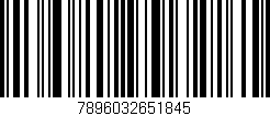 Código de barras (EAN, GTIN, SKU, ISBN): '7896032651845'