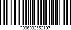 Código de barras (EAN, GTIN, SKU, ISBN): '7896032652187'