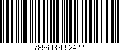 Código de barras (EAN, GTIN, SKU, ISBN): '7896032652422'
