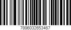 Código de barras (EAN, GTIN, SKU, ISBN): '7896032653467'