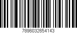 Código de barras (EAN, GTIN, SKU, ISBN): '7896032654143'
