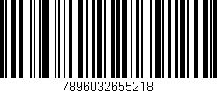 Código de barras (EAN, GTIN, SKU, ISBN): '7896032655218'
